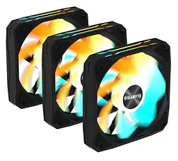 Вентилятор Gigabyte EZ Chain RVS Fan 120 3-Pack Чорний (GP-GBT EZRVSFAN1203) - мініатюра 5