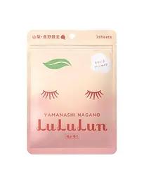 LULULUN Face Mask Yamanashi Peach відновлююча маска з персиком і перлами, 7 шт