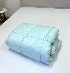 Ковдра Ecotton двоспальна 172х205 см пухово-перова пух - 50% блакитне (22781) - мініатюра 2