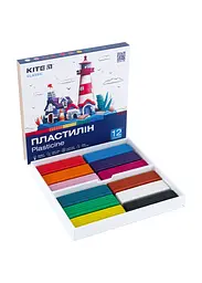 Пластилін 12 кол. 240 г. KITE Classic (K-1086) - мініатюра 5