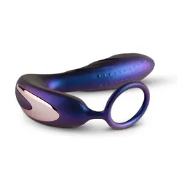 Стимулятор простати Hueman Black Hole Anal Vibrator, 14.3 см фіолетовий - мініатюра 3