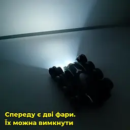 Машинка на радіокеруванні Бетмобіль 8х8. Колеса обертаються по осі. З фарами. бетмен - мініатюра 6