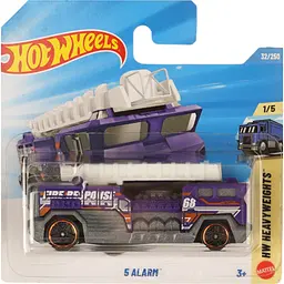 Базова машинка Hot Wheels HW Heavyweights 5 Alarm фіолетова (5785) JJJ03-N521