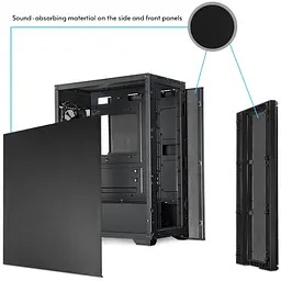 Корпус Chieftec Pro Midi Q AS-01B-OP ATX, без БЖ, Black - мініатюра 8