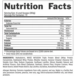 Гейнер Nutrex Research Mass Infusion Ваніль 5.45 кг - мініатюра 3