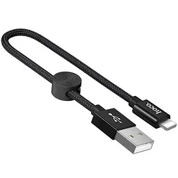 USB Cable Hoco X35 Premium Lightning Black 0.25m - мініатюра 2