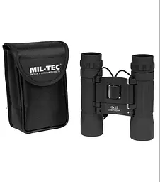 Складаний Бінокль MIL-TEC GEN II 10X25 FERNGLAS FALTBAR BLACK 15702002