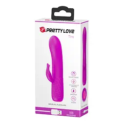Вібратор Pretty Love Omar Vibrator Purple - мініатюра 7