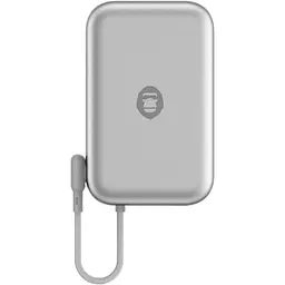 Зовнішній акумулятор Blueo Space Capsule Magnetic Wireless Power Bank 10000mAh 20W Silver Titanium (BL039-SLT) [123929]