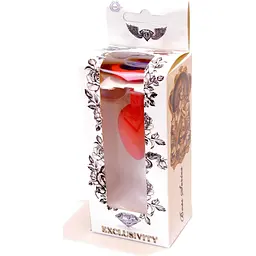 Силіконова анальна пробка Boss Of Toys Boss Series - Jewellery Red Silicon Plug Medium Blue M, BS6400084, Червоний / синий - мініатюра 7