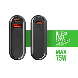 Павербанк 20000mAh VIDEX VPB-202C 75W Black VIDEX (28501-000) - мініатюра 11