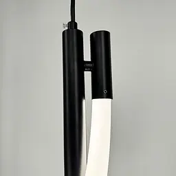Чорний підвіс з гнучкою LED стрічкою у корпусі 80 см | Line F | Арт. CU22/800 BK - мініатюра 4