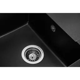Мийка кухонна GRANADO Almeria black shine (gr3101) - мініатюра 4