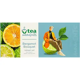Чай чорний Tea Moments Bergamot Bouquet 22 шт. x 1.8 г - мініатюра 5