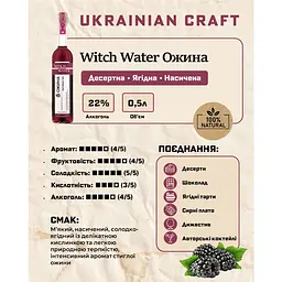 Настоянка плодова Witch Water Ожина 22% 0.5 л - мініатюра 5