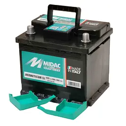 Акумулятор 6СТ-55 MIDAC HERMETICUM, 12V 55Ah, (+/-),  EN500А - мініатюра 3