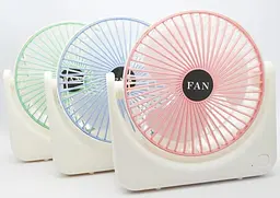 Вентилятор настільний Fan Portable USB / Акумуляторний настільний вентилятор 3 швидкості роботи