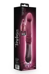 Вібратор Blush Temptasia Trixie, 25,4 см бордовий - мініатюра 2