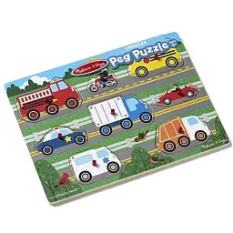 Розвиваюча іграшка Melissa&Doug Пазл Вгадай машинку (MD19051) - мініатюра 2