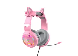 Ігрові навушники з мікрофоном HAVIT HV-H2233d Cat Pink HAVIT (27340-000) - мініатюра 2