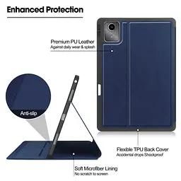 Чохол-книжка для планшета Premium для планшета M11/K11 TB-330 FU TB-331 FC/FU Синій - мініатюра 4