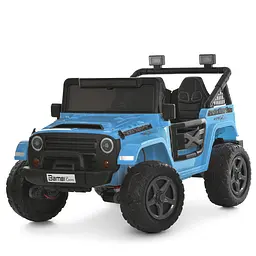 Дитячий електромобіль джип 24V7Ah 4x45W EVA шкіра Bluetooth синій (M 6287EBLR-4 24V)