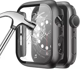 Захисний чохол зі склом Choice для Apple Watch 42 мм Чорний - мініатюра 7