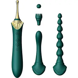 Вібратор Zalo Bess 2 Turquoise Green (SO8238) [108400]