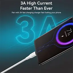 Кабель USB 2.0 AM-Type-C M, 1 м, 18W білий Vention - мініатюра 5