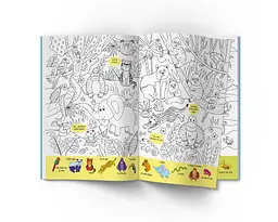Віммельбух-розмальовка Кристал Бук Дикі тварини, 16 сторінок (F00029748) - мініатюра 3