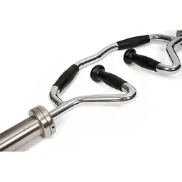 Гриф олімпійський Bi-Tri-Trap York Fitness 86см (50мм) з гумовими рукоятками - мініатюра 6