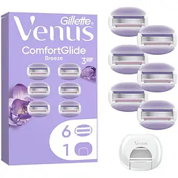 Змінні касети Gillette Venus ComfortGlide Breeze 6 шт. + Чохол (8700216969314)