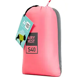 Курточка для собак AiryVest двостороння, S40, коралово-сіра - мініатюра 2