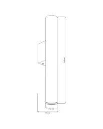 Бра, настінний світильник Goldlux 326126 Lungomare GU10 2x10W IP20 Золотий - мініатюра 3