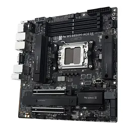 ASUS Материнська плата ASUS PRO WS B850M-ACE SE sAM5 B850 4xDDR5 M.2 HDMI DP D-Sub USB Type-C mATX - мініатюра 4