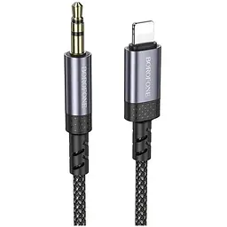Аудіокабель Borofone BL24 Graceful digital audio conversion cable iP Сірий