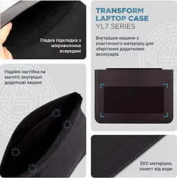 Чохол ArmorStandart Laptop Sleeve Stand YL7 16 Black (ARM69064) [95698] - мініатюра 3