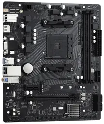 Мат.плата AM4 (A520) ASRock A520M-HVS, A520, 2xDDR4, Int.Video(CPU), 4xSATA3, 1xM.2, 1xPCI-E 16x 3.0, 1xPCI-E 1x 3.0, ALC887, RTL8111H, 6xUSB3.2/6xUSB2.0, VGA/HDMI, MicroATX - мініатюра 3