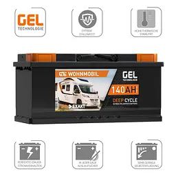 Акумулятор гелевий EXAKT 140Аh / 12V GEL - мініатюра 2