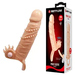 Подовжуюча насадка на пеніс PRETTY LOVE PENIS SLEEVE CONNOR PRETTY LOVE BI-026245 100573 - мініатюра 1