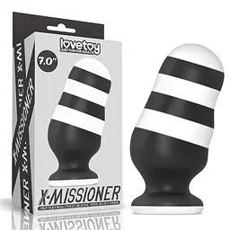 Анальна пробка X-Missioner Butt Plug білого кольору