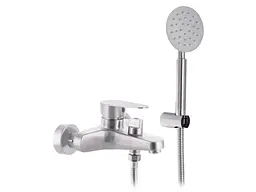 Змішувач ZERIX Настінний сірий SUS304 ASA-009 (EURO)