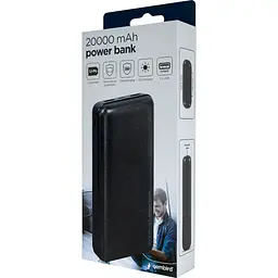 Зовнішній акумулятор Gembird 20000 mAh (PB20-02) павербанк - портативна батарея - мініатюра 7