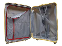 Валіза середня M Milano bag 024 поліпропілен Жовтий - мініатюра 4