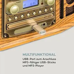 Програвач вінілу Auna NR-620 DAB (10033711) - мініатюра 6
