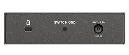 Комутатор D-Link DGS-1005P 5-Port Gigabit Desktop PoE+ (DGS-1005P/E) - мініатюра 3