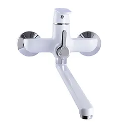 Змішувач для ванної Globus Lux Laguna GLA-0208-7-white Білий - мініатюра 4