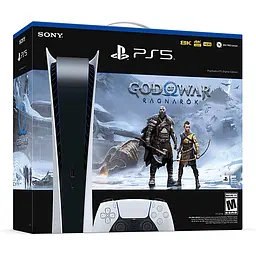 Ігрова приставка Sony PlayStation 5 Digital Edition 825GB God of War Ragnarok Bundle стаціонарна