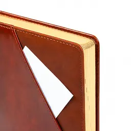 Щоденник діловий Leo Planner 2027 Whisky А5 твердий коричневий 368 сторінок (252756) - мініатюра 4