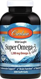 Омега-3 риб'ячий жир Carlson Super Omega-3 Gems 600 мг 300 капс